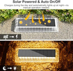 Lacasa Solar Deck Lights 8 Pack, Solar Light Outdoor Waterproof - Image 2