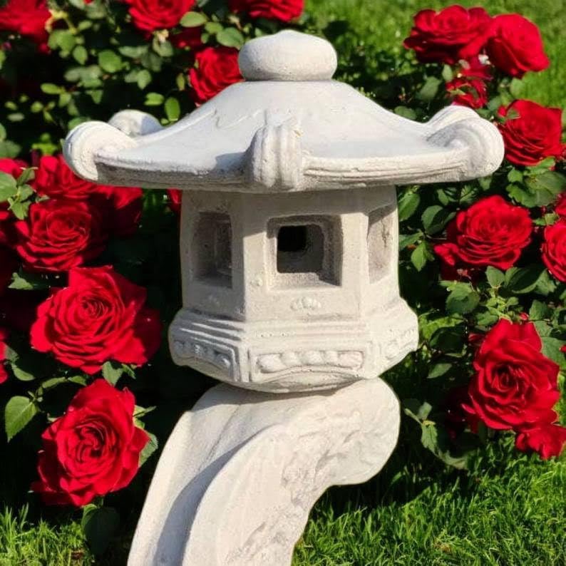 Garden Pagoda Sculpture Zen Home Decor Japanese Pagoda Backyard Lantern Figure Outdoor Ornament Pagoda Decoration Zen Art - Image 6