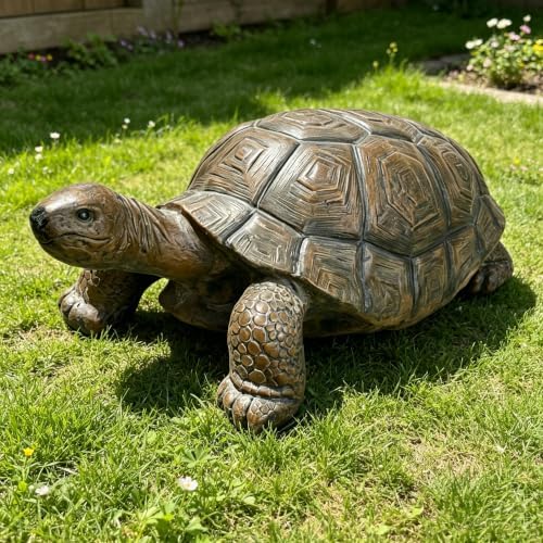 30.5" Tortoise Statue Resin Turtle Garden Sculpture Nature Decor by Unknown