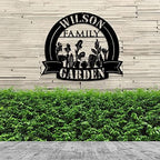 MeMate Outdoor Vegetable Garden Signs, Personalized Metal Signs, Custom Plaques for Mom Dad, Rustic Decor for Sheds - Image 6