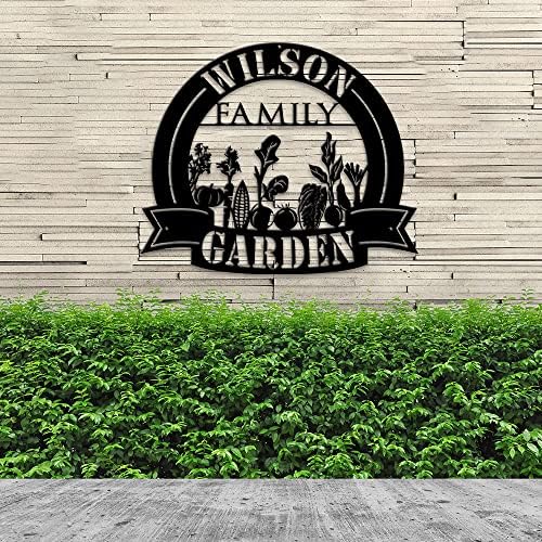 MeMate Outdoor Vegetable Garden Signs, Personalized Metal Signs, Custom Plaques for Mom Dad, Rustic Decor for Sheds - Image 6