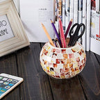 Waterproof Color Changing Table Lamp, Solar Powered Mosaic Glass Ball LED Garden Lawn Night Light Lamps, Party Lights for Home,Yard, Indoor,Outdoor Decoration Lights (Granite) - Image 4
