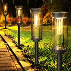 COXSENI Solar Pathway Lights Outdoor Waterproof Warm White, 6 Pack by COXSENI
