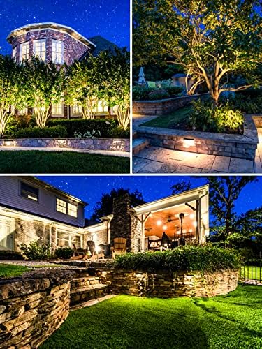 3W Retaining Wall Lights,4 inch Small Size LED Hardscape Lighting Low Voltage Landscape Lights,12V 24V Step Lights Outdoor,Waterproof 3000K Soft White Walls Stairs Lighting(10-Pack+Connectors) - Image 7