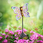 Crosslight Neon Butterfly LED Waterproof Outdoor Garden Stake Light - Decorative Electronic Light Garden Decor for Yard, Lawn, Patio, Deck, Pathway, Pond, Backyard - Image 4