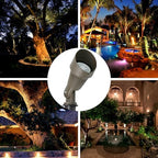 Lumina Lighting® 4W Landscape lighting 12V Landscape Lights Low Voltage Landscape Spotlights Warm White Waterproof Outdoor Replaceable LED Bulb for Garden, Lawn, Porch, Patio and Yard (Bronze, 6-Pack) - Image 7