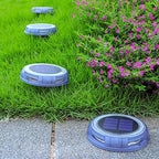 Solar Ground Lights, 12 Lamp Beads Led Solar Garden Lights Outdoor Waterproof for Landscape Lighting Lawn Pathway Yard Driveway In-Ground Disk Buried Lights,White Light - Image 5