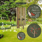 ASTARIN Personalized Large Deep Tone Cardinal Wind Chimes, Customized Memorial Gifts for Loss of Lover/Sister/Friend, Sympathy Gift Wind Chime for Condolences Remembrance(Produced in Texas) - Image 6
