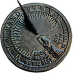 ARTIZANSTORE Cast Iron with Verdigris Finish,Sundial 8" inches Home and Office Decor for Gifts (Father Time Sundial) by AS