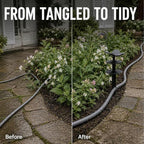 2 Pack 10.63 Inch Butterfly Shaped Cast Iron Garden Stakes Solid Yard Decor Hose Guides for Garden Stable Hose Holders for Outside Lawn Flower Bed Layout - Image 6