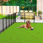 Decorative Garden Fence 12 Pack for Dogs 32in (H) x 28ft (L) with Lock,Metal Wire Fencing Border Animal Barrier,Flower Bed Border for Landscape Patio Yard Outdoor - Image 2