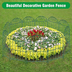 ADAVIN Collapsible Garden Fencing 24 inch high, 10 Panels Animal Barrier - Image 6