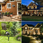 ZUCKEO 10W Low Voltage Landscape Lights LED Landscape Lighting with Connectors, 12V Outdoor Spotlights Yard Garden Pathway Lights, 1000LM Waterproof Warm White Light (14 Pack) - Image 6
