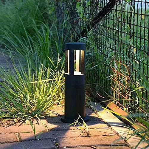 Modern Black Outdoor Bollard Light Waterproof IP65 Garden Landscape Pathway Lighting LED Post Lamp for Driveway, Yard Commercial Use 3000K - Image 6