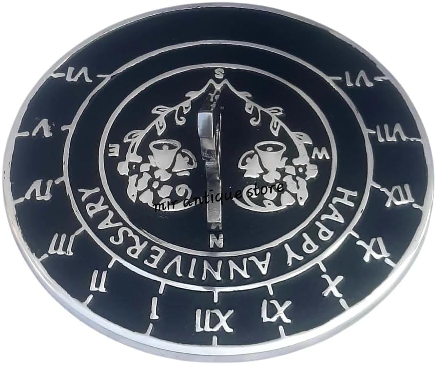 Elegant Sundial Clock for Garden & Yard – Timeless Outdoor Home Decor, Durable Alumiunm Timepiece, for Garden Lovers & Anniversaries, Weather-Resistant Yard Decor - Image 3