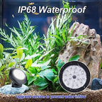 Solar Pond Lights, 18 LED Super Bright Underwater Spotlights LED Submersible Pond Light IP68 Waterproof Fountain Lights for Fish Aquarium Tank Garden Yard Pool Decor Cold White (3-in-1) - Image 5