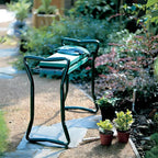 2-in-1 Garden Kneeler & Seat, Folding Seat w/EVA Foam Kneeling Pad & Removable Tools Pouch, 2 Big Tool Pouches Included - Image 2