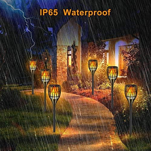 Solar Lights Outdoor 43" Flickering Flame Solar Torch Lights - Image 5