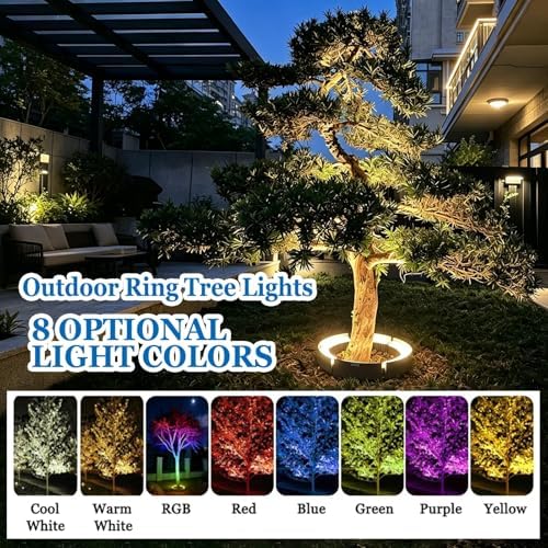DC 24V Outside Palm Tree Light IP65 Waterproof Uplighting - Image 3