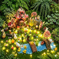 101Pcs Fairy Garden House Resin Accessories,Miniature Fairy Figurine,Animal by Unknown
