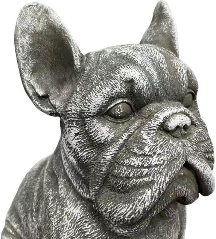 16" Large French Bulldog Statue Resin Outdoor Garden Decor Weatherproof - Image 3