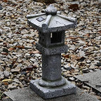 Outdoor Garden Animal Statues Patio Décor, Outdoor Japanese Lantern Statues, Garden Decor Sculptures Villa Courtyard Stone-Like Balcony Creative Zen Landscape Ornaments 26x2 - Image 4