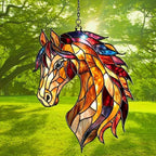 Radiant Horse Mosaic Effect Acrylic Suncatcher - Image 3