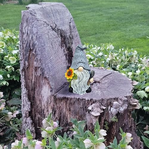 Key Hider Outdoor Garden Gnomes Statue Hide A Key Outside Gnome Figurine Decor For Yard Lawn Hidden Spare Key Holder Lock Box - Image 5