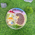 GZHERVICES Stepping Stone Ornaments for Courtyard Decor, Garden Landscape Stepping Stones and Lawn Walkway Pads, Decorative Garden Stones and Patio Path Pavers(Multi-Colored-G) by GZHERVICES