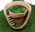 Ebros Gift Enchanted Fairy Garden Personal Broken Flower Planter Pot Fairy Home Figurine 6.25" H Do It Yourself Ideas for Your Home by EbrosGift