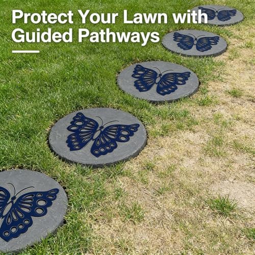 GZHERVICES Round Stepping Stones, Garden Stepping Stones, Courtyard Path Stepping Stones, Decorative Garden Stones, Polished River Stones for Garden Decoration(Multi-Colored-C) - Image 2
