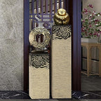 ARCVOX Oriental Architecture Columns & Pedestal, Floor Ornaments Plant Stand, Flower Pot Holder for Garden Backyard, Miniature Pillars Landscape Decor (Size : 43.3in) - Image 3