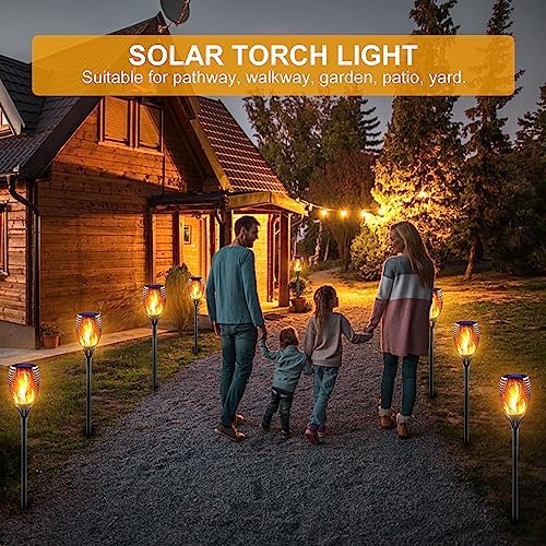 Solar Torch Light with Flickering Flame for Halloween Decorations - Image 3