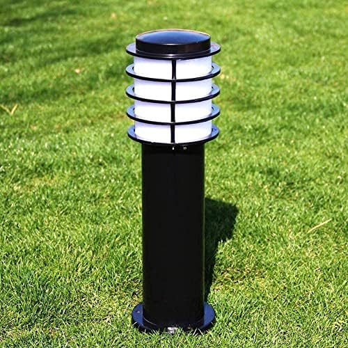 Outdoor Waterproof Bollard Light IP65 LED Pathway Lamp E27 Post Lighting for Garden, Landscape, Patio Driveway Lighting, Durable Aluminum Post, Black Finish - Image 4