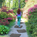 Sekcen 3 Pack Rubber Stepping Stones Outdoor Garden Rubber Pavers Pathway Walkway Paving Stones - Image 6