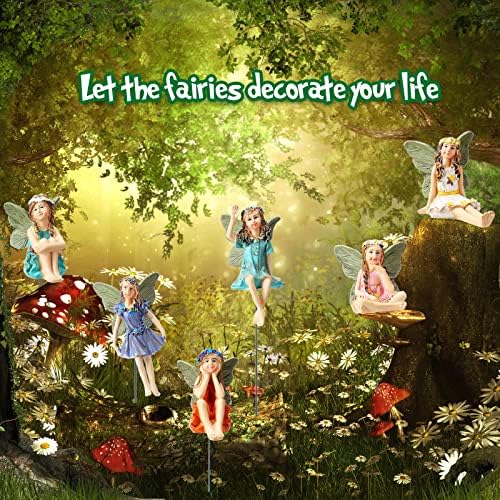 Yulejo 18 Pieces Garden Miniatures Fairies Mini Figurine Fairy Accessories Outdoor Decor for Garden Yard Lawn Supplies - Image 7