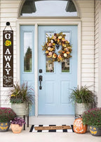 Unwelcome Sign,Go Away Go On Git Vertical Sign for Front Porch,8"*48" Tall Front Porch Decor, Unwelcome Porch Sign Welcome Signs Farmhouse Porch Decor Large Unwelcome Wood Sign - Image 5