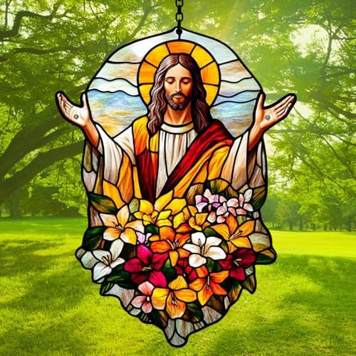 Jesus Acrylic Suncatcher - Image 3