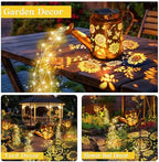 Solar Watering Can with Lights, Birthday Gifts for Mom Women Mother's Day, Outdoor Garden Decor Sunflower Solar Garden Lights for Outdoor Pathway Yard Lawn Patio, Waterproof Gardening Decorations - Image 6