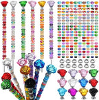 Tigeen 236 Pcs Garden Stake DIY Fairy Wand Plant Stake, Rose Flower by Tigeen