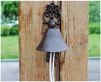 Cast Iron Door Bell, Cast Iron Dinner Bell, Classic Dinner Bell Wind Chime Hanging Perfect for Wall Decor - Image 3