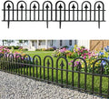 LaLaGreen Decorative Garden Edging Border (24in, 20 Pack) Black Fence Panel by L%C3%A1L%C3%A1Green