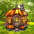 Pumpkin House Halloween Acrylic Suncatcher - Image 3