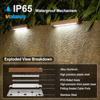 VOLISUN 7 Inch Retaining Wall Lights, 5000K Hardscape Lighting, 24 Pack - Image 4