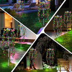 Solar Garden Lights, 2Pack Swaying Butterfly Tree Light Outdoor - Image 6