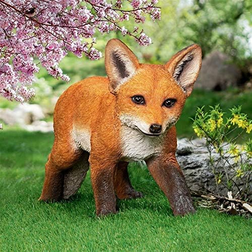 Design Toscano Cavorting Carmine Baby Red Fox Statue - Image 6