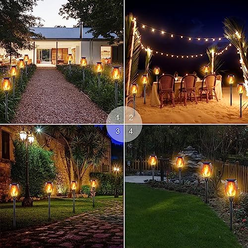Solar Torch Light with Flickering Flame for Halloween Decorations - Image 6