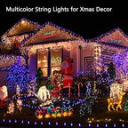 Toodour Solar Christmas Lights Outdoor, 2 Packs Solar String Lights - Image 6