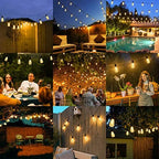 Brightever 180FT Outdoor String Lights 94 Bulbs, Waterproof Patio Lights - Image 7