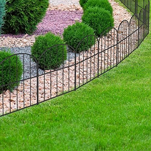 Decorative Garden Fence 29ft (L) x 16.5in (H) Fencing Dog Animal Barrier - Image 7
